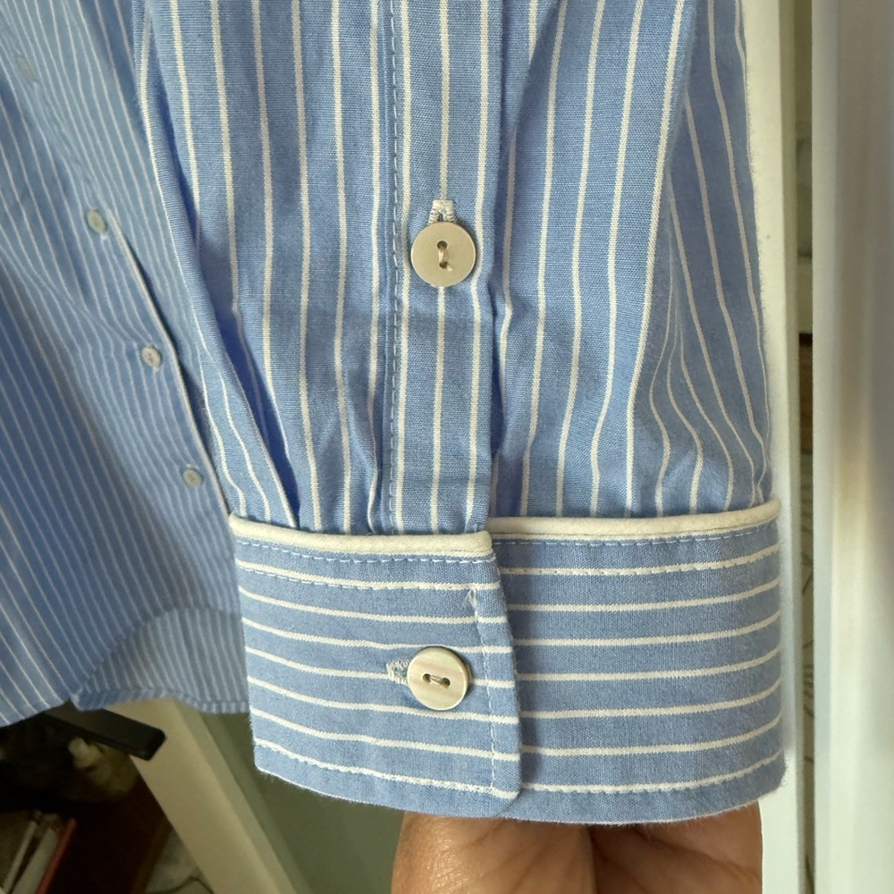 GapBody Poplin PJ Shirtdress size med w/ tags - Picture 7 of 10